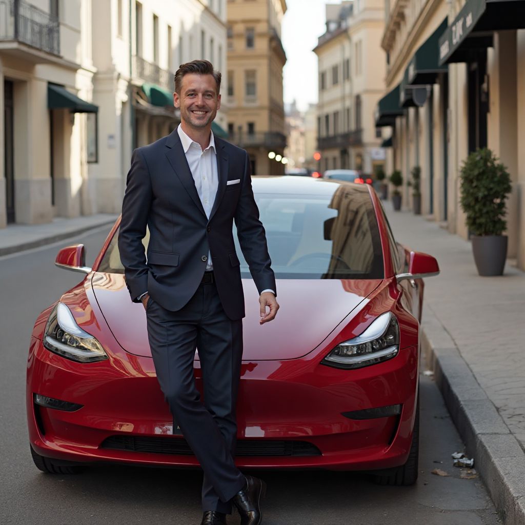 Cliente satisfecho con Tesla